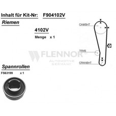 F904102V FLENNOR Комплект ременя ГРМ