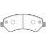 BPA1275.01 OPEN PARTS Комплект гальмівних колодок дисковий гальм