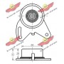 03.389 AUTOKIT Натяжний ролик ремінь ГРМ