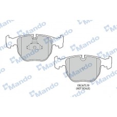 MBF015405 MANDO КомплеК т гальмівних колодок, дискове гальмо