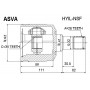 HYIL-NSF ASVA Шарнирный комплект, Привідний вал