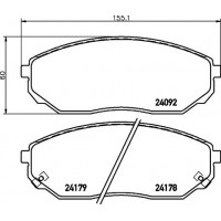 PCP1307 DON Комплект гальмівних колодок дисковий гальм