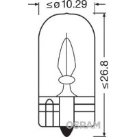 2841 OSRAM Лампа розжарювання, oсвітіння салону
