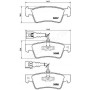 PP-0924AF JAPANPARTS Комплект гальмівних колодок дисковий гальм