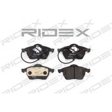 402B0161 RIDEX Комплект гальмівних колодок дисковий гальм