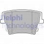 LP2035 DELPHI Комплект гальмівних колодок дисковий гальм