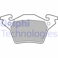 LP1471 DELPHI Комплект гальмівних колодок дисковий гальм