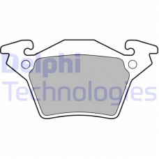 LP1471 DELPHI Комплект гальмівних колодок дисковий гальм