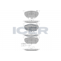 182189 ICER Комплект гальмівних колодок дисковий гальм