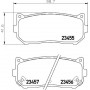 8DB 355 009-341 HELLA PAGID Комплект гальмівних колодок дисковий гальм