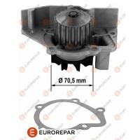 1623096080 EUROREPAR Водяний насос охолодження двигуна