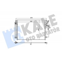 345360 KALE OTO RADYATÖR Конденсатор кондиціонера