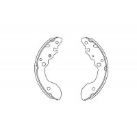 KBS-8912 KAVO PARTS Комплект гальмівних колодок
