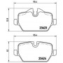 P 06 037X BREMBO Комплект гальмівних колодок дисковий гальм