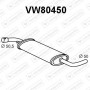 VW80450 VENEPORTE Середній глушник вихлопних газів