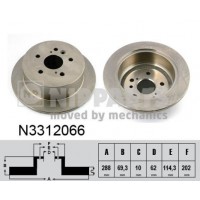 N3312066 NIPPARTS Гальмівний диск