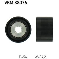 VKM 38076 SKF Паразитный / ведущий ролик, Поліклиновий ремінь