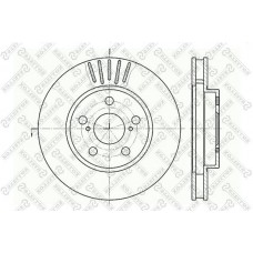 6020-4544V-SX STELLOX Гальмівний диск