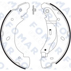 FO 9064 FOMAR Friction Комплект гальмівних колодок