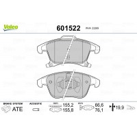 601522 VALEO Комплект гальмівних колодок дисковий гальм