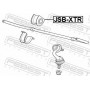 JSBXTR FEBEST Опора стабілізатора