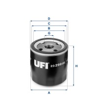 23.299.00 UFI Масляний фільтр