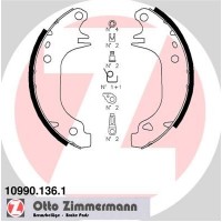 10990.136.1 ZIMMERMANN Комплект гальмівних колодок
