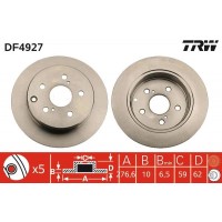 DF4927 TRW Гальмівний диск