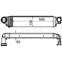 CI 425 000S MAHLE Интеркулер