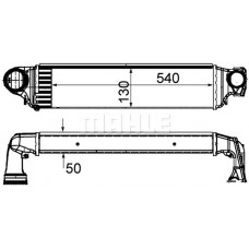 CI 425 000S MAHLE Интеркулер