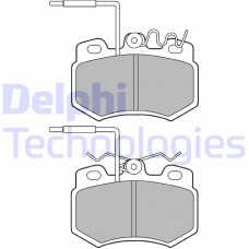LP823 DELPHI КомплеК т гальмівних колодок, дискове гальмо