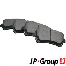 1163706510 JP GROUP Комплект гальмівних колодок дисковий гальм