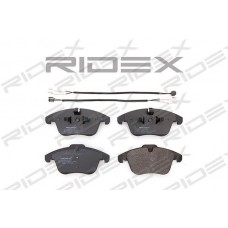 402B0414 RIDEX Комплект гальмівних колодок дисковий гальм