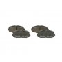 0 986 494 770 BOSCH Комплект гальмівних колодок дисковий гальм