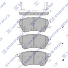 SP1149 Hi-Q Комплект гальмівних колодок дисковий гальм