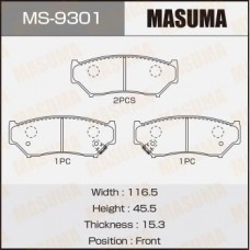 MS9301 MASUMA Колодки гальмівні