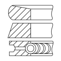 PR24-000 FAI AutoParts Комплект поршневих кілець