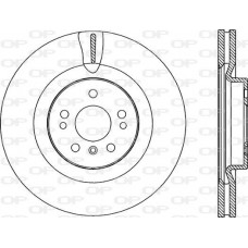 BDR2294.20 OPEN PARTS Гальмівний диск