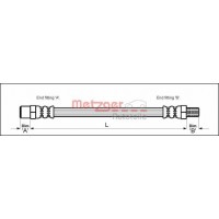 4110569 METZGER Гальмівний шланг