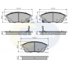 CBP3253 COMLINE Комплект гальмівних колодок дисковий гальм