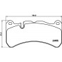 8DB 355 019-521 HELLA КомплеК т гальмівних колодок, дискове гальмо