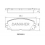 DBP2006/1 DANAHER Комплект гальмівних колодок дисковий гальм