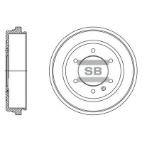 SD4508 Hi-Q Гальмівний барабан