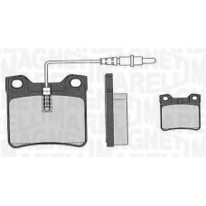 363916060326 MAGNETI MARELLI КомплеК т гальмівних колодок, дискове гальмо