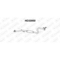 HD33050 VENEPORTE Середній глушник вихлопних газів
