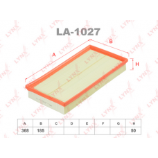 LA-1027 LYNXauto Повітряний фільтр
