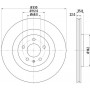 MDC2349 MINTEX Гальмівний диск