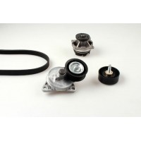 PK02360 HEPU Водяний насос комплект ручейкових ременів