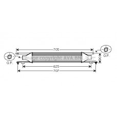Интеркулер AVA QUALITY COOLING OLA4420