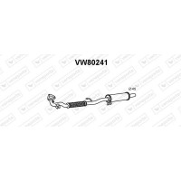 VW80241 VENEPORTE Предглушник вихлопних газів